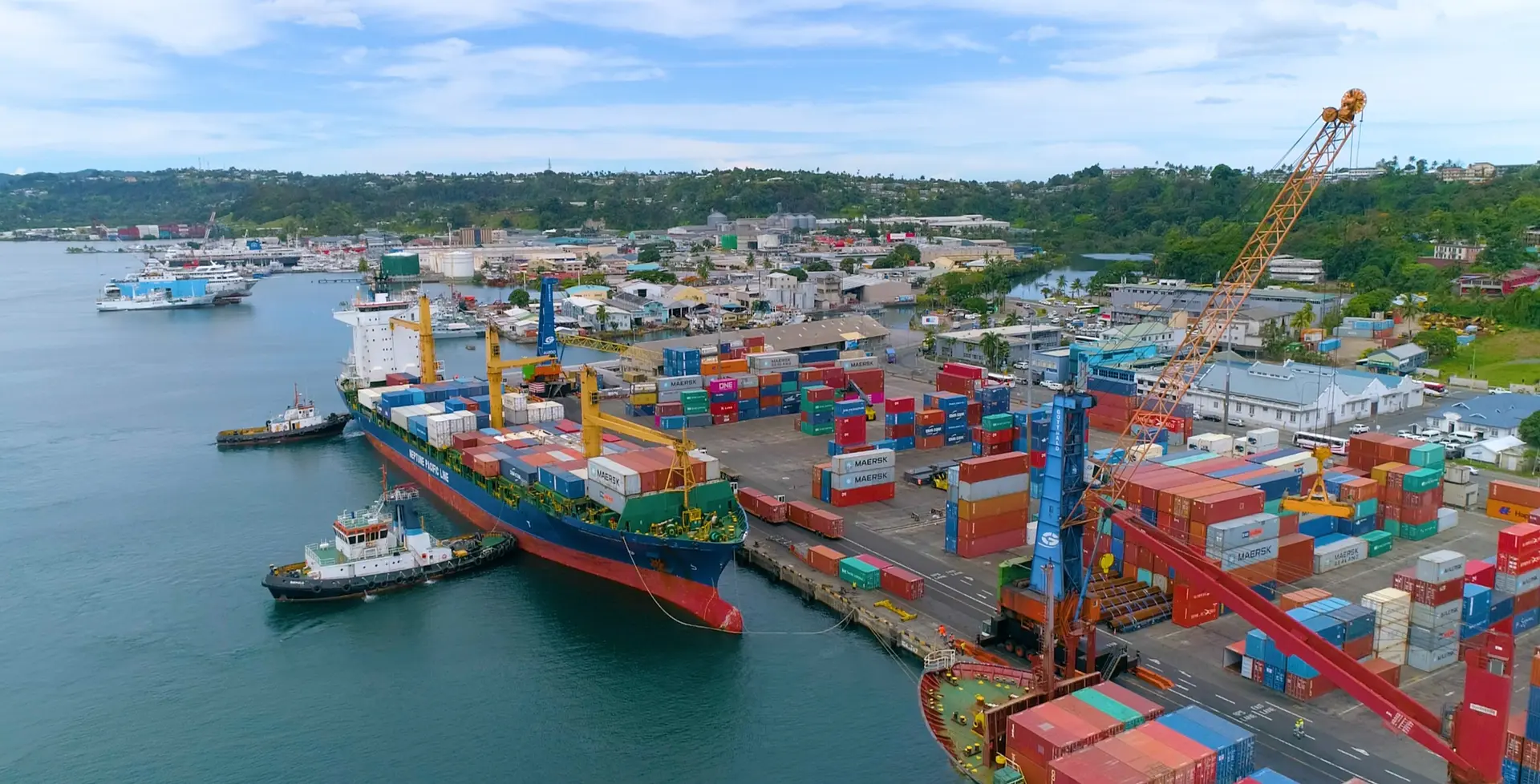 Port of Suva.