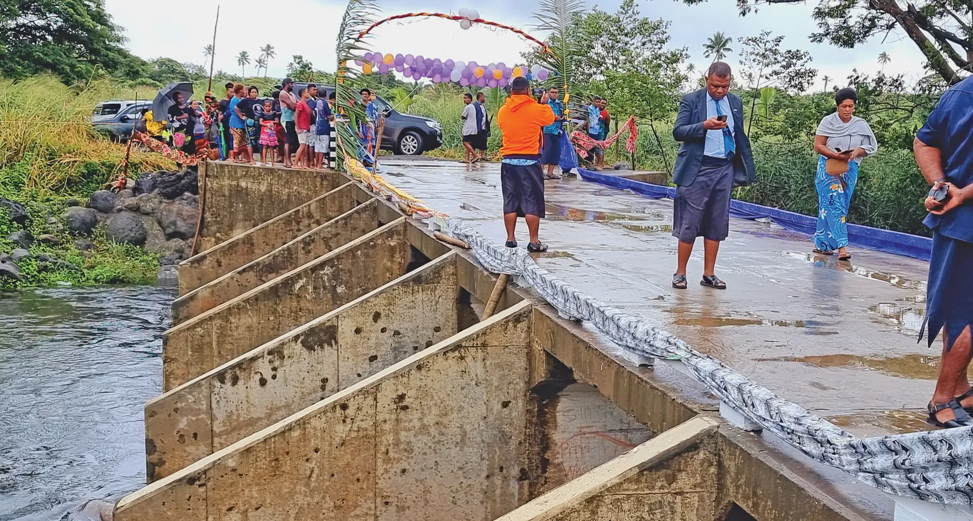 The new Waibula bridge in Taveuni. Photo: Sampras Anand.
