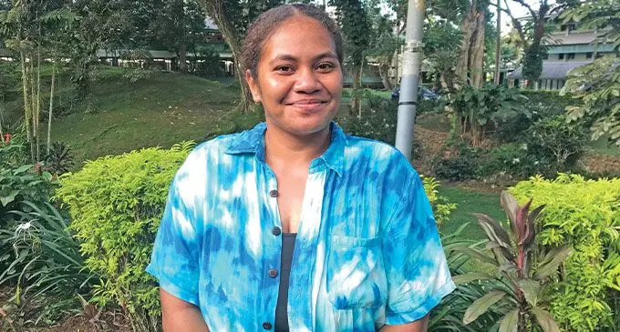 University of the South Pacific iTaukei Students Association president Timaima Vatia on May 10, 2023. Photo: Jone Salusalu
