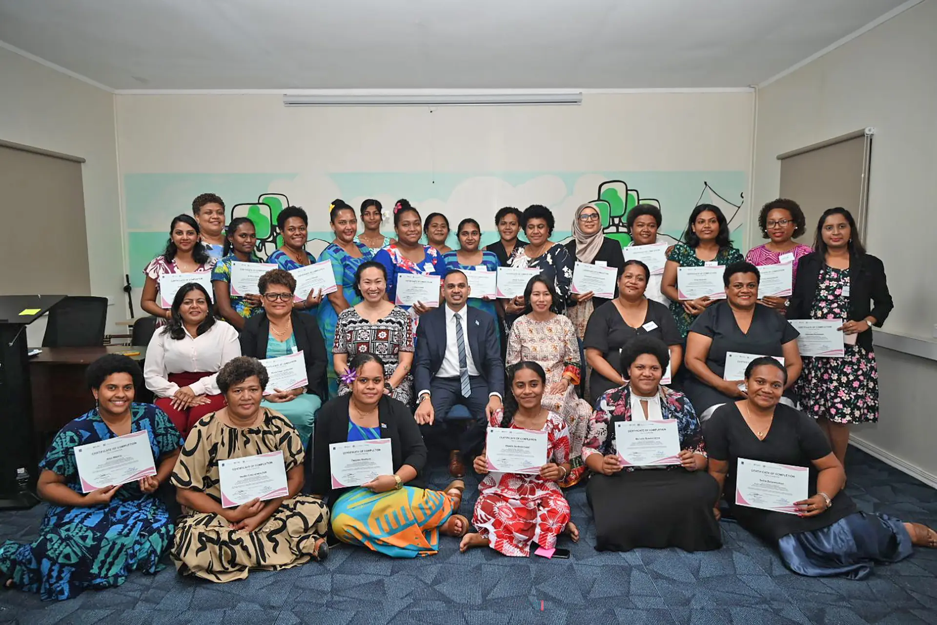 Women participants during the Fiji Learning Institute for Public Service in Nasese, Suva on Friday 17, 2026.