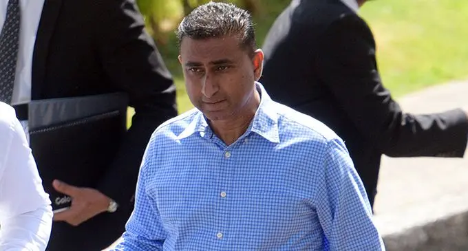 Rohit Lachan outside court on March 3, 2020. Photo: Ronald Kumar