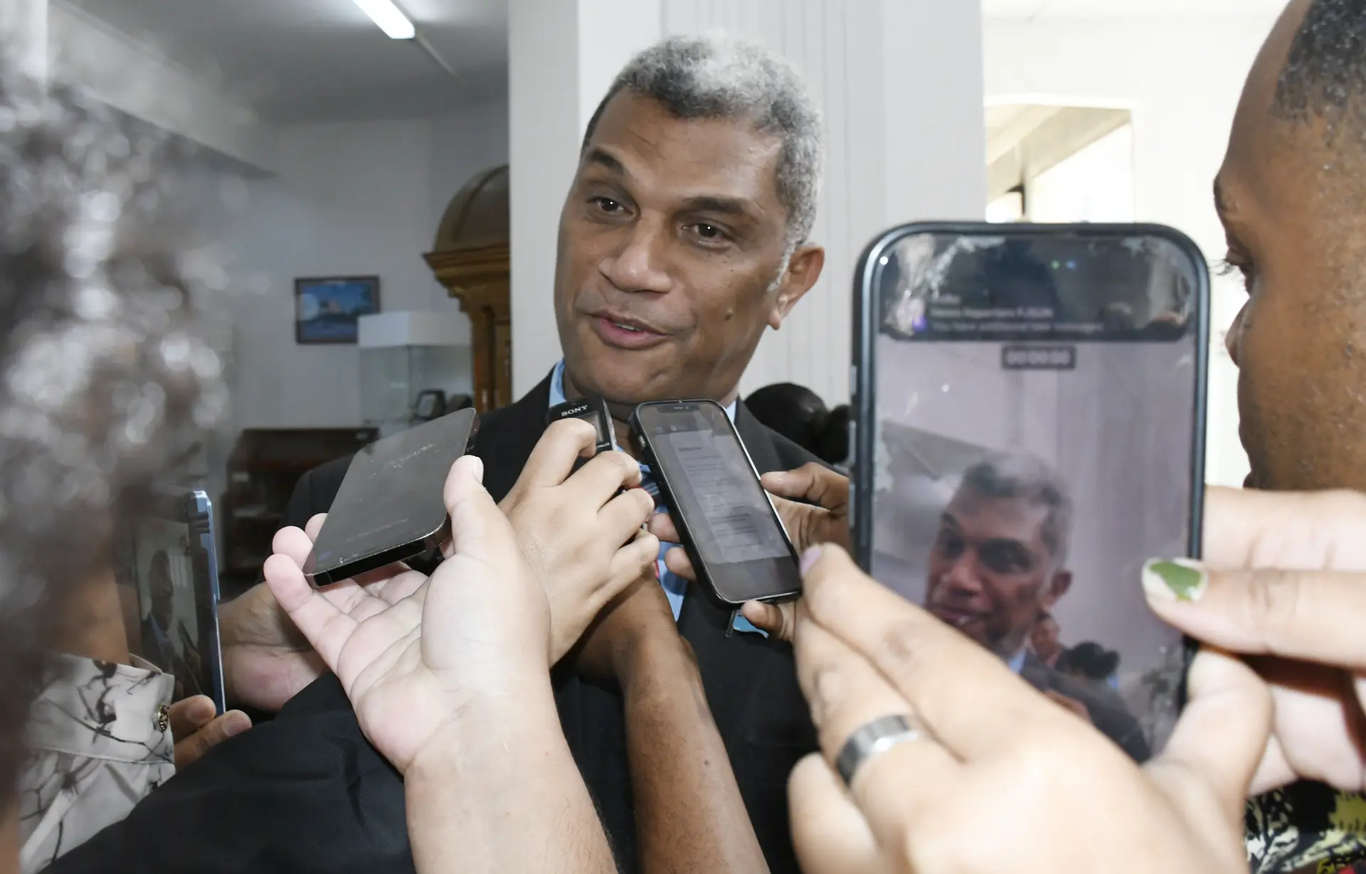 Minister for Education Aseri Radrodro following the 2026\2027 National Budget announcemnet in Parliament on June 26, 2026. 