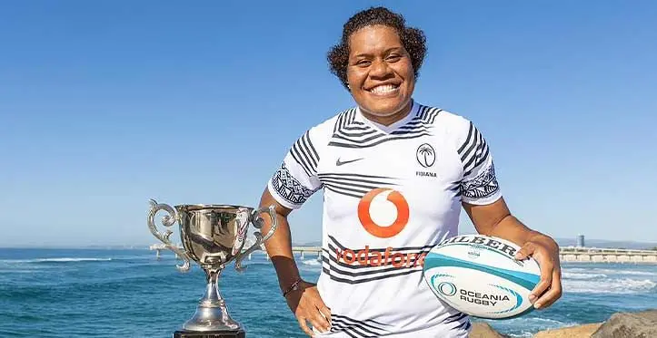 Vodafone Fijiana XV captain Sereima Leweniqila. Photo: Fiji Rugby