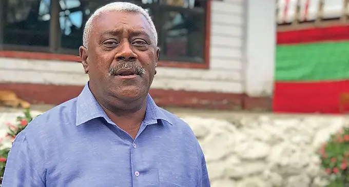 Tui Levuka Ratu Etonia Seru Rokotuinaceva outside the Lomaiviti Provincial Council Office in Levuka, Ovalau. Photo: Inoke Rabonu
