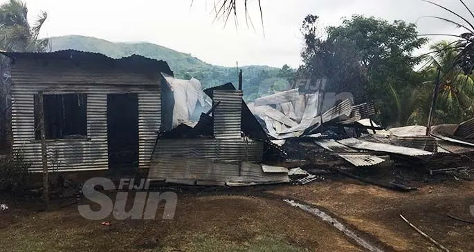 The five-bedroom house destroyed by fire on March 4, 2020. Photo: Renu Radhika