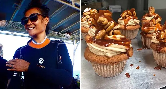 Nakita Irvin and Pastries available at The Corner Bakery.