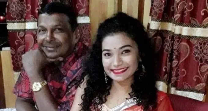 Navin Kumar with his daughter Shivani lal at their home in Vunimoli Labasa.