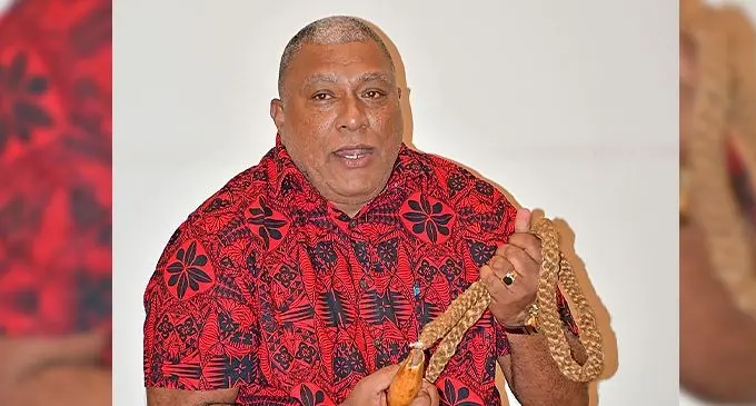 Tui Macuata  Ratu Wiliame Katonivere at the Prime Minister’s residence in Suva on  October 20, 2021.   