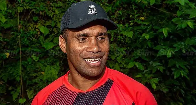 Fiji men's 7s head coach Osea Kolinisau. Photo: Leon Lord