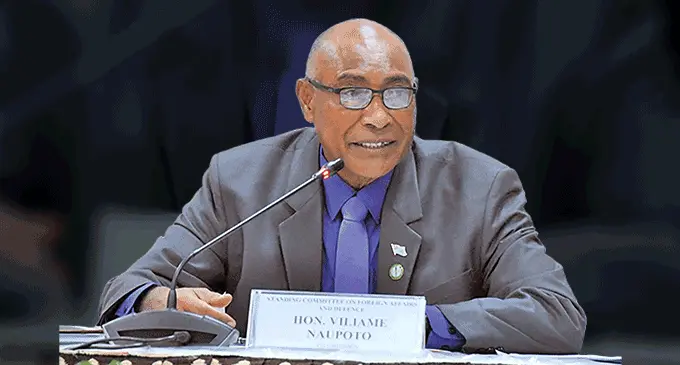 FijiFirst Member of Parliament Viliame Naupoto. Photo: Fijian Parliament