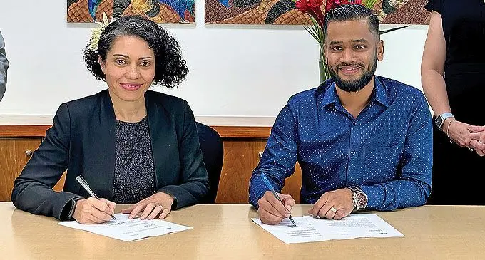 New KPMG partners Marissa Apted (left) and Mohammed Khan.