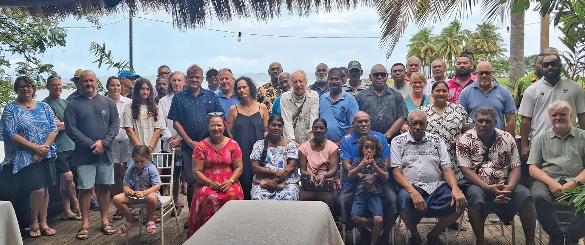 Members of the community at the update meeting of the TNG project objection taskforce in Vuda on Saturday.