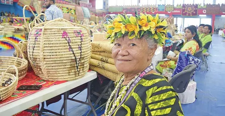 Evotia Ufuka at the sixth National Women’s Expo at the Vodafone Arena on November 21, 2023. Photo: Ronald Kumar