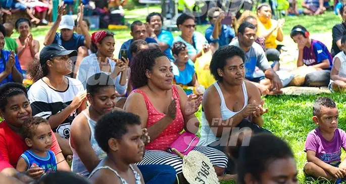Members of the public at the ‘Fiji 4 Australia Fire Concert’ at Ratu Sukuna Park on January 25, 2020. Photo: Kelera Sovasiga
