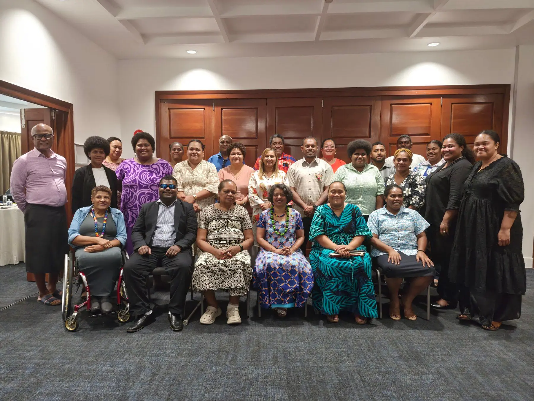 Minister for Women, Children, and Social Protection, Sashi Kiran with participants during the closing of the National Validation Workshop for the guidebook in Suva on January 4, 2026.