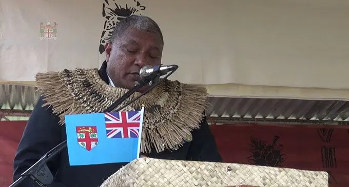 Macuata chief Turaga Na Tui Macuata Ratu Wiliame Katonivere