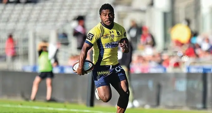 Stocky built Setareki Tuicuvu in full flight. He is going to cover for Simione Kuruvoli at halfback during the first All Blacks Test match.