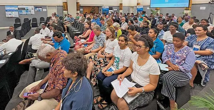 Participants at the Pacific Islands Conference on Oceans Science and Ocean Management that was held this week in Nadi.