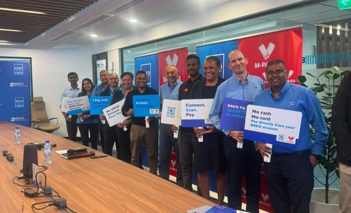 The partnership opens access to more than 6500 M-PAiSA QR payment counters Fiji-wide, including supermarkets, restaurants, cafés, fast-food outlets, retail stores, travel providers, entertainment venues and selected government and service providers.