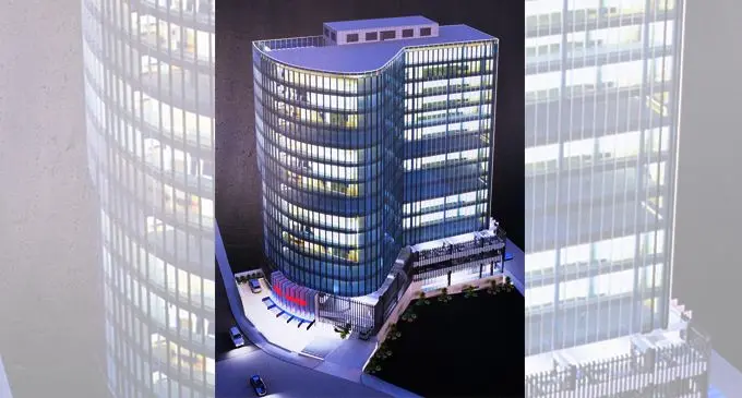 An artist’s impression of new Fiji Holdings Limited Tower being built on Gordon Street, Suva.