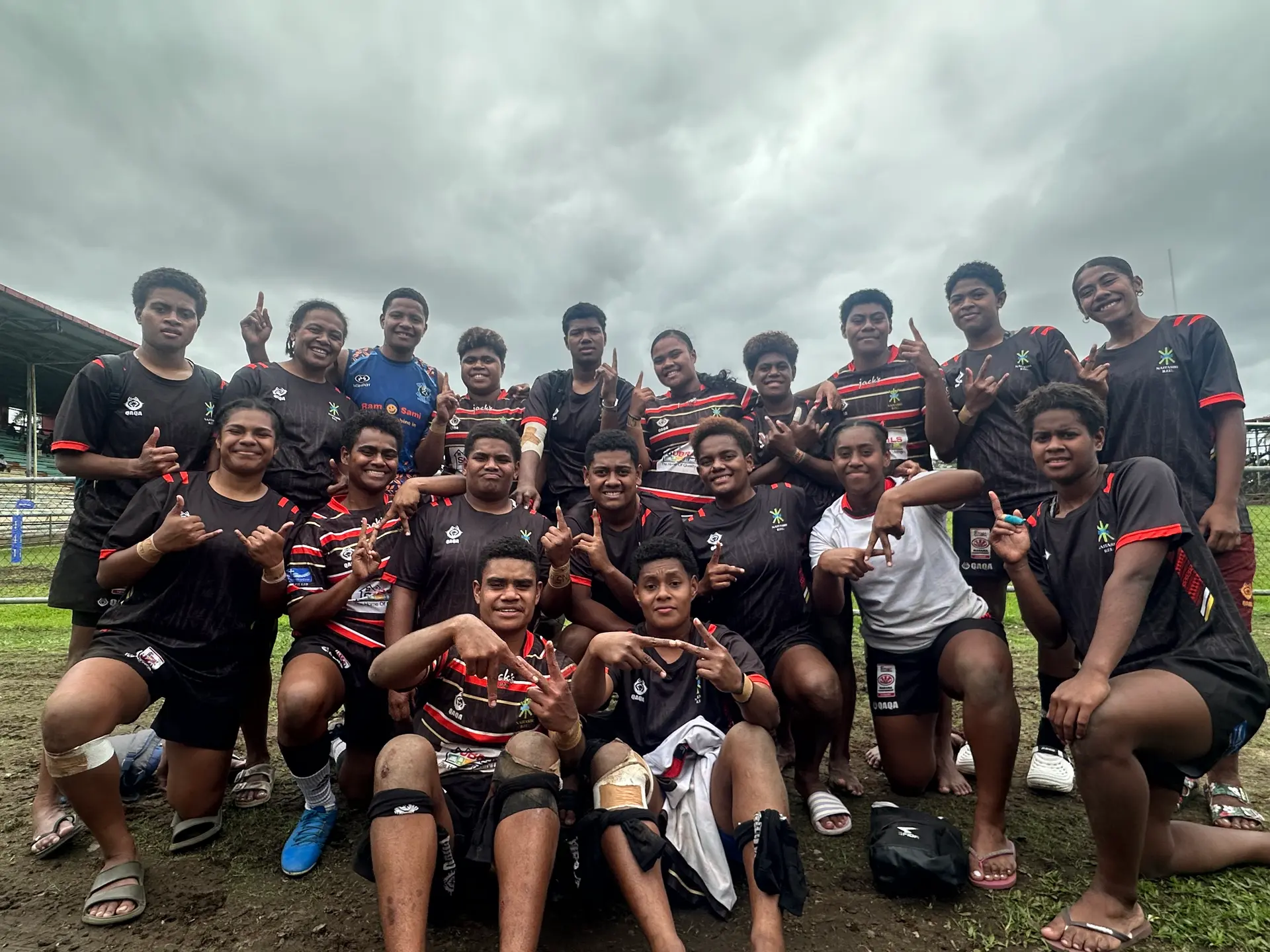 Naitasiri women's rugby team at Ratu Cakobau Park, Nausori on September 12, 2026. Photo: loane Asioli 