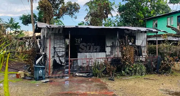 Johnny Michael’s house on January 20, 2021. Photo: Fonua Talei