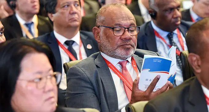 Representatives attend the opening ceremony of the 3rd China-Pacific Island Countries Economic Development and Cooperation Forum in Apia, Samoa   Photo:Xinhua