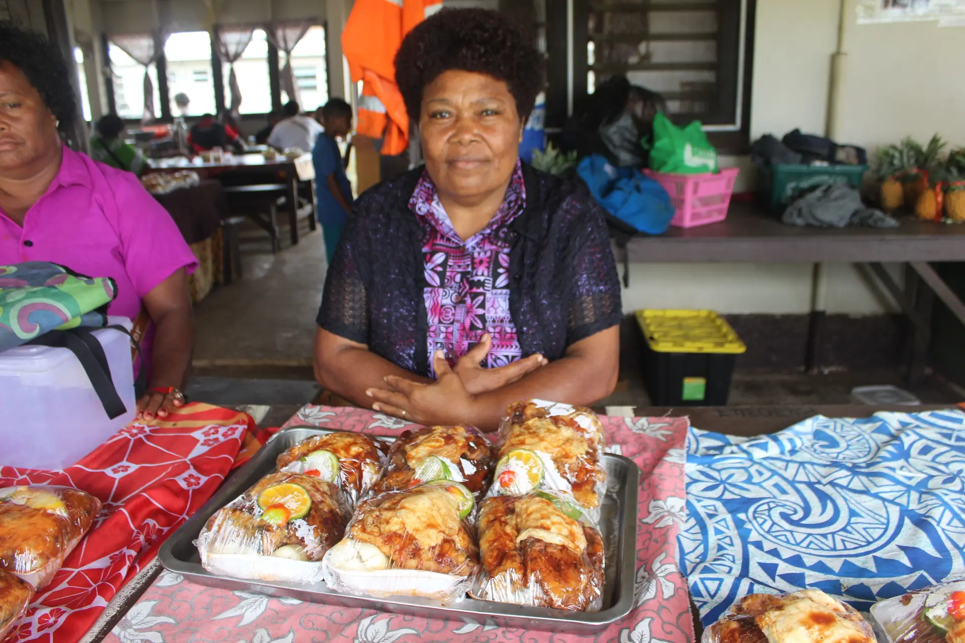 Salonieta Kini at the Nabouwalu Market on December 16, 2025.