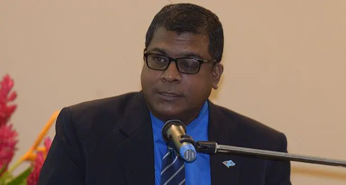 Minister for Agriculture, Rural and Maritime Development,  Waterways and Environment Mahendra Reddy,