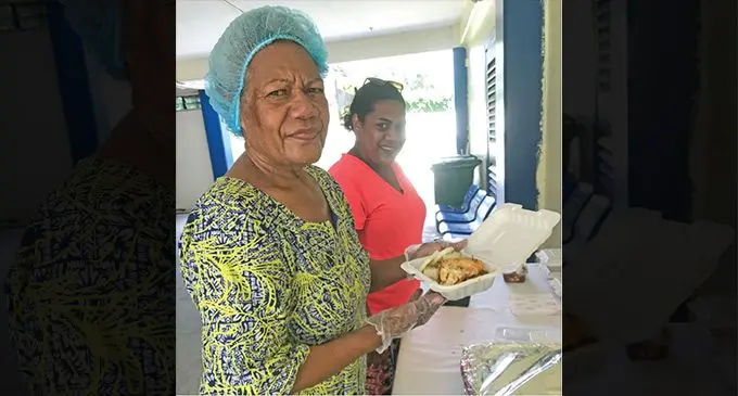 Esita Cokanasiga (left) with her daughter Varanisese. Photo: Frederica Elbourne