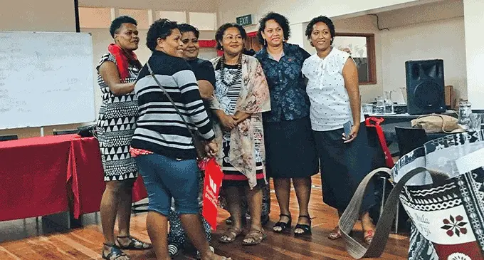 Participants of Westpac’s Basic Business Management Workshop that was held in 2020 which Michelle Singh was part of.