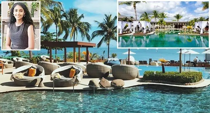 Sofitel Resort and Spa. Top Left Inset: Human Resources Manager Seema Kumar