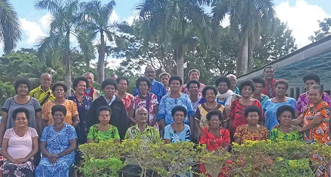 Retired civil servants during the launched of the Golden Age Survivors group by Gurbachan Swimming Pool manager, Kritesh Prasad, in Labasa.