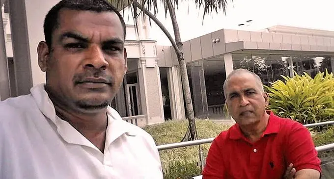 From left: South Pacific Boxing Promotions promoter Fredy Chand and director Mohammed Shameem.  Photo: SPBP 