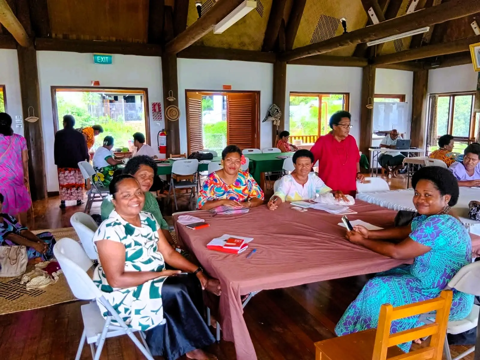 Participants during the Soqosoqo Vakamarama iTaukei Cakaudrove (SVTC) business entrepreneurship training in Savusavu.
