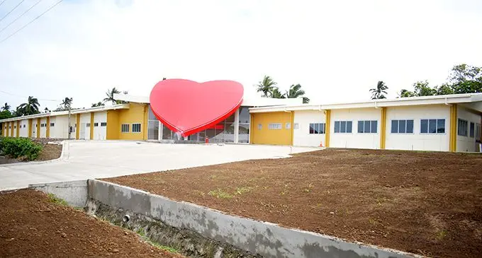 The near completion Children’s Heart Hospital in Nasese.