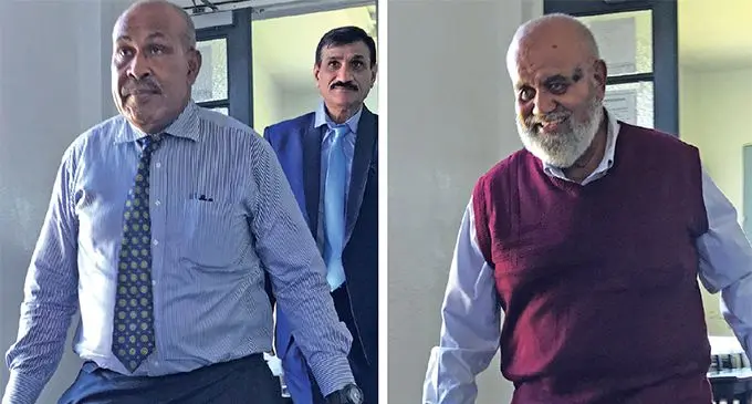 Former Fiji Corrections Service Commissioner, Ifereimi Vasu (left), and Acting Deputy Commissioner for the FCS Peniasi Kurivitu Kunatuba. Photos: Ashna Kumar