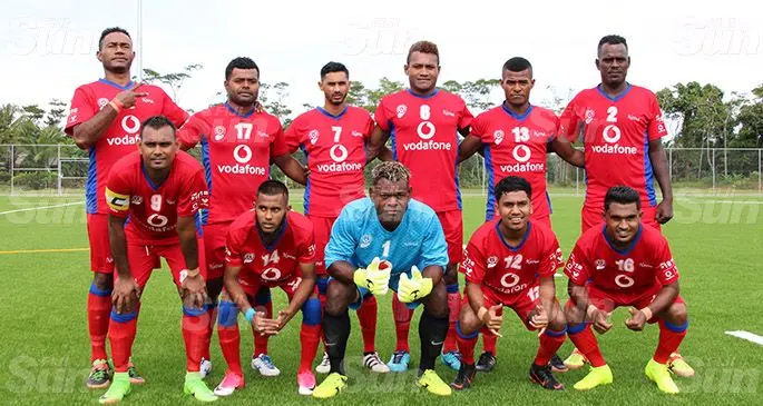 Navua football team at Uprising Sports Centre in Pacific Harbour, Deuba. Photo: Ronald Kumar