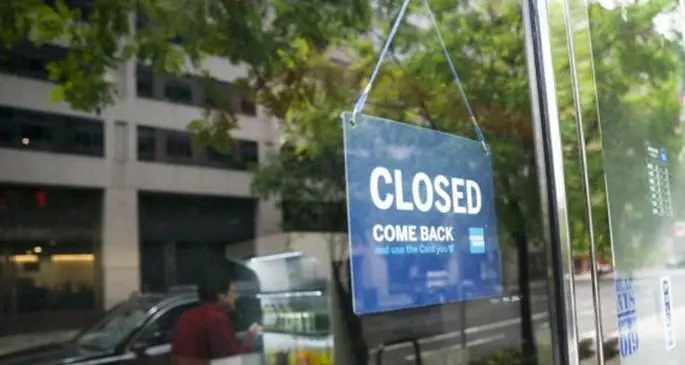 Photo taken on May 6, 2020 shows a temporarily closed pizza restaurant in Washington D.C., the United States. (Xinhua/Liu Jie)