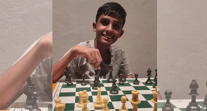 Ayush Chand. Photo: Fiji Chess Federation