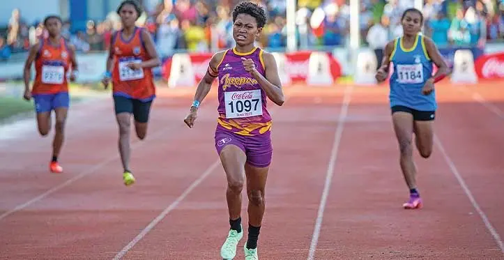 Athletes competing in the 2023 Coke Games last month at Suva's HFC Bank Stadium. Photo: Leon Lord