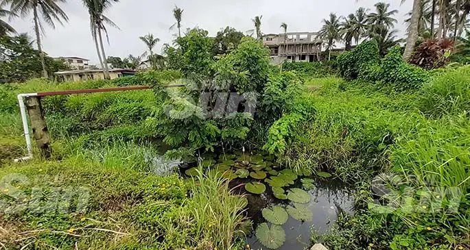 A Nasinu resident believes the blocked waterways at Laucala Beach Estate cause floods. Photo: Shalveen Chand
