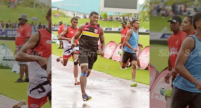 Emosi Daubitu of Naitasiri Secondary wins the senior boys 100 metres event with a time of 11.04 seconds during the Triple N Zone competition at the HFC Bank Stadium, Suva, on August 2, 2022. Photo: Ronald Kumar