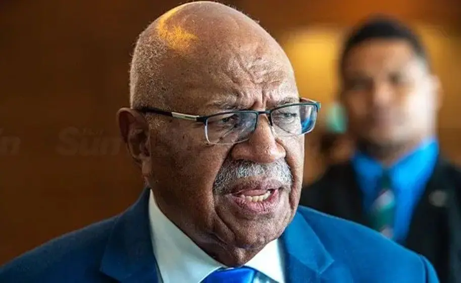 Prime Minister Sitiveni Rabuka. 
