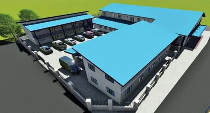 Artist impression of the new Fiji Seafarers Center that is underway in Walu Bay.