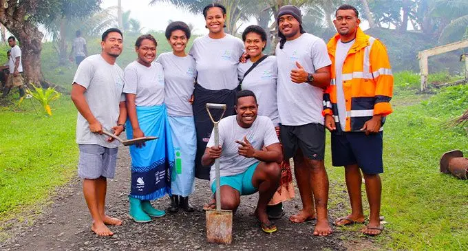 CAFF Students in Nataleira for the restoration exercise.