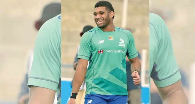Swire Shipping Fijian Drua captain Meli Derenalagi will have to urge his men to work twice as hard when they face the Hurricanes this Sunday. Photo: Ronald Kumar