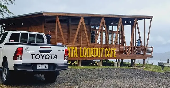The Urata Lookout Cafe in Savusavu is a hotspot for food, relaxation, ocean view of the Savusavu Bay. Photo: Sampras Anand.