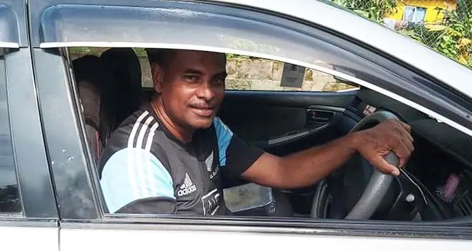 Makoi taxi driver, Yogesh Prasad.