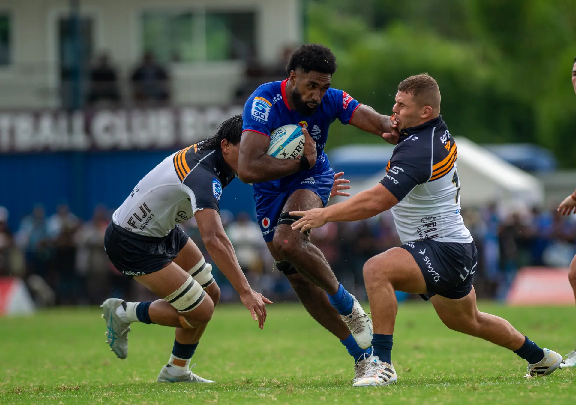 Fijian Drua blindside flanker Etonia Waqa 